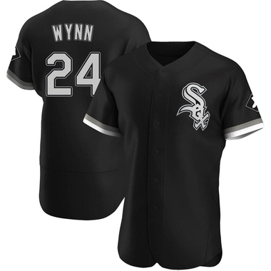 Black Early Wynn Men's Chicago White Sox Alternate Jersey - Authentic Big Tall