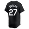 Black Rafael Ortega Men's Chicago White Sox Alternate Jersey - Limited Big Tall