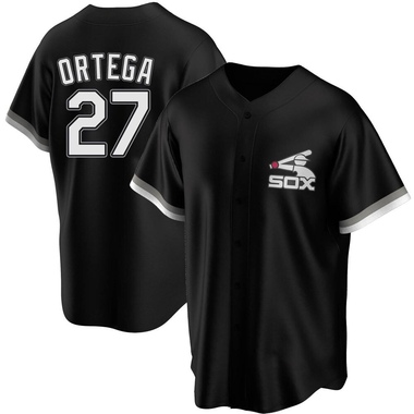 Black Rafael Ortega Men's Chicago White Sox Spring Training Jersey - Replica Big Tall