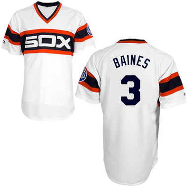 Wholesale Men's Chicago 1 LANCE JOHNSON 3 HAROLD BAINES 8 BO JACKSON 9  MINNIE MINOSO 10 RON SANTO Throwback Baseball jersey Stitched S-5XL From  m.