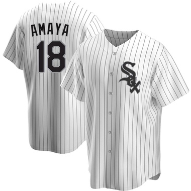 White Jacob Amaya Men's Chicago White Sox Home Jersey - Replica Big Tall